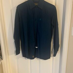 Navy Blue Long Sleeve Shirt